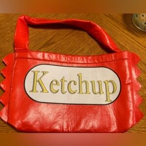 💚3/$20💚 Quirky Ketchup Packet Red Purse Bag Costume